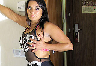 hot latina daughter loves to show will not hear of hot exasperation